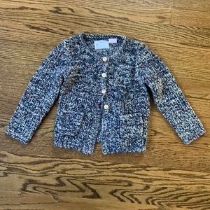Zara Baby Girl Knit Cardigan Sweater Size 18-24 Months